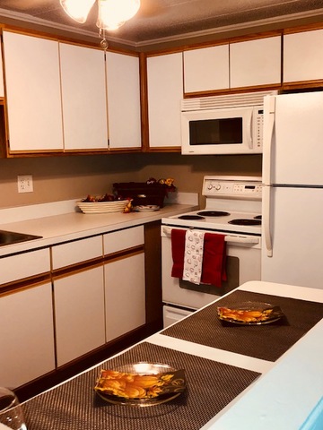 1102 Springinsguth Road, Unit 1A Schaumburg, IL 60193 - Photo 5 of 14 a kitchen with stainless steel appliances granite countertop a sink stove and microwave