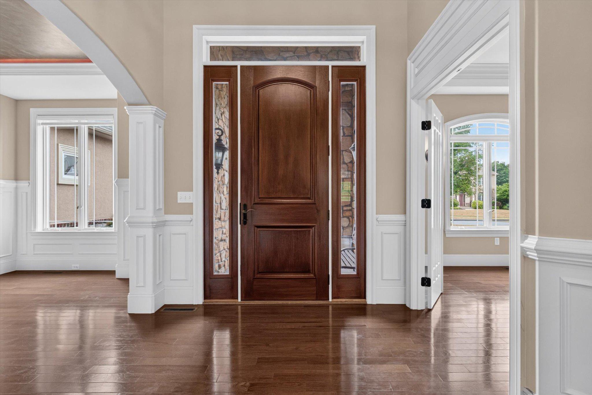 6505 Plowman Ridge Harrisburg, PA 17112 - Photo 6 of 83 Elegant entryway with rich wood accents.