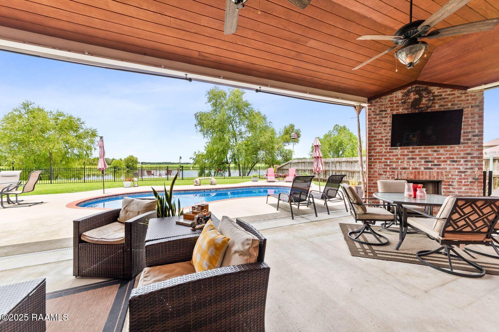 1181 Grand Loop Breaux Bridge, LA 70517 - Photo 19 of 40 Back patio view