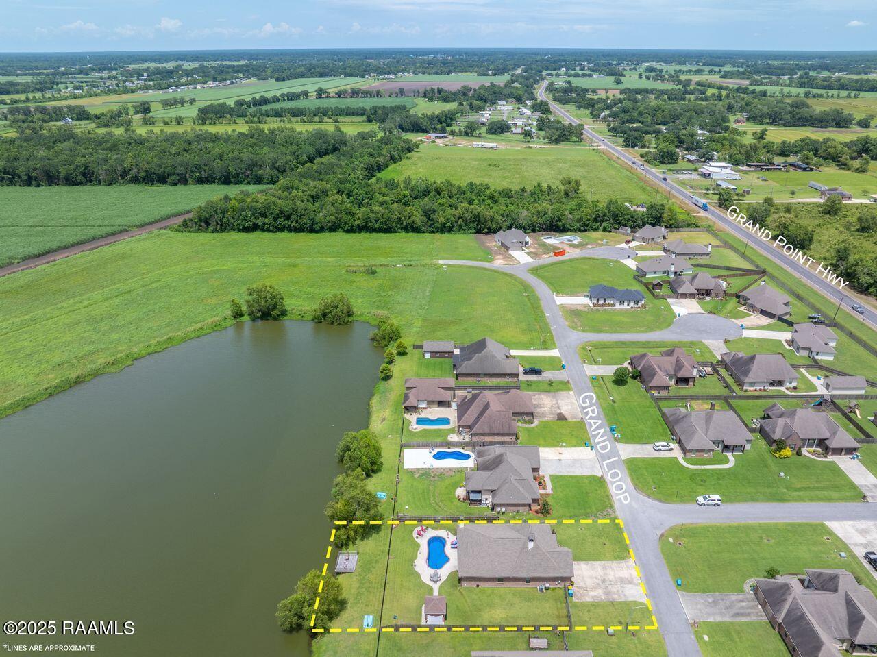 1181 Grand Loop Breaux Bridge, LA 70517 - Photo 33 of 40 1181 Grand Loop aerial