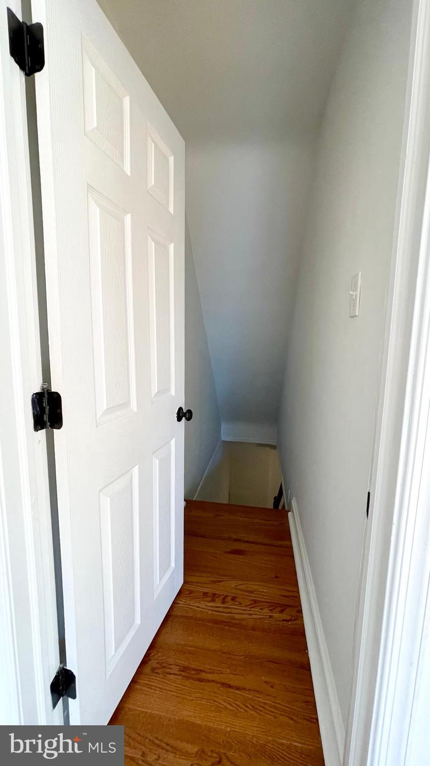 5358 Delmar Road Clifton Heights, PA 19018 - Photo 24 of 30 a view of a hallway with wooden floor and staircase