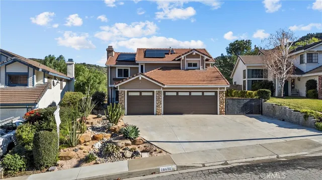 a view of a house with a outdoor space