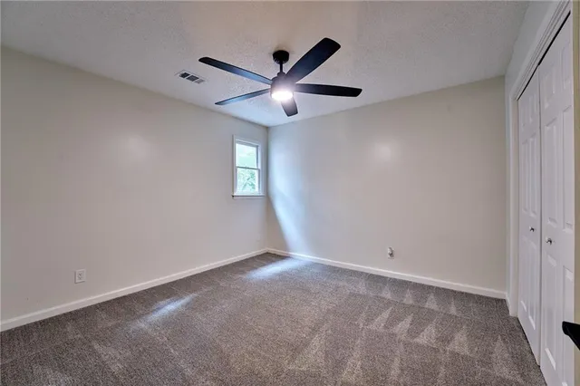 a close up view of racks on the wall