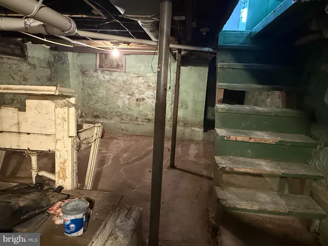 a view of storage and utility room