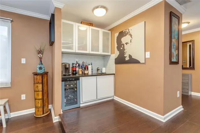 a bedroom with a bed and a view of bedroom