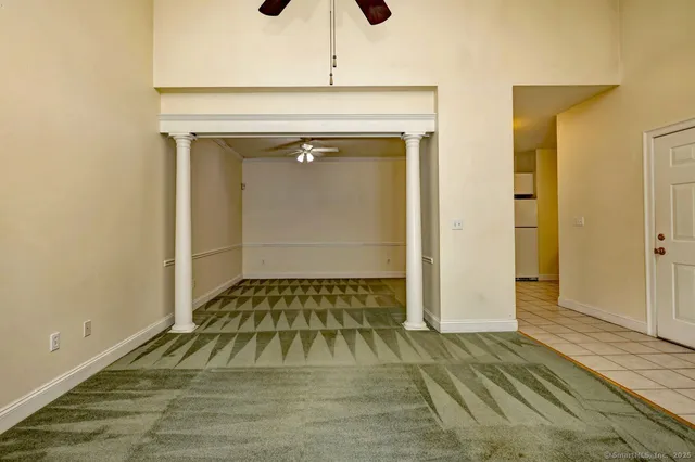 a view of front door