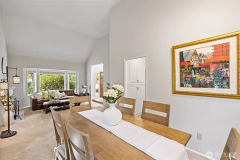 a bed room with a bed and a book shelf