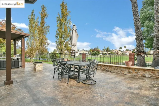 a view of a house with patio