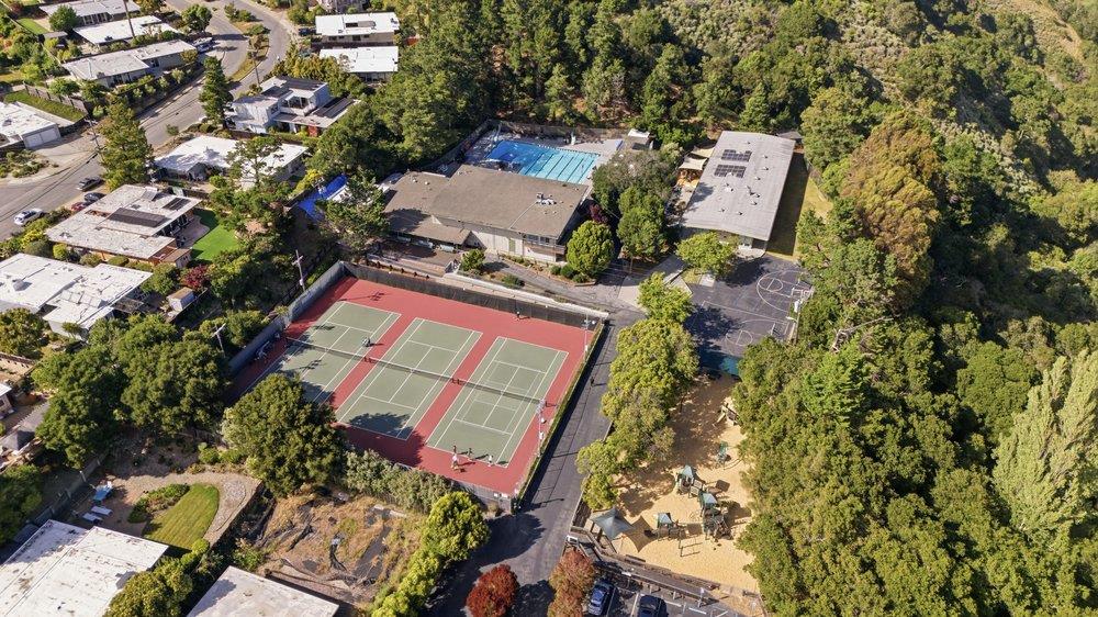 2203 Allegheny Way San Mateo, CA 94402 - Photo 40 of 56 an aerial view of a house with a yard