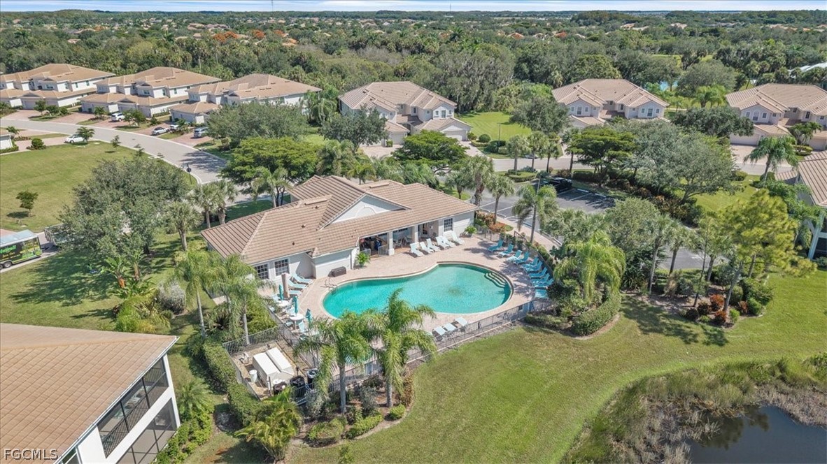 3740 Pebblebrook Ridge Court, Unit 102 Fort Myers, FL 33905 - Photo 31 of 46 an aerial view of multiple house