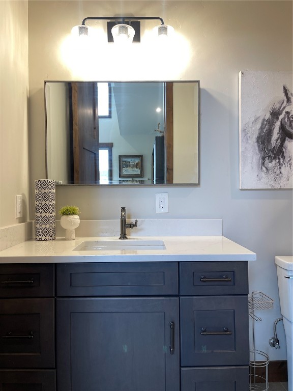 230 Game Trail Road Silverthorne, CO 80498 - Photo 25 of 46 a bathroom with a sink and a mirror