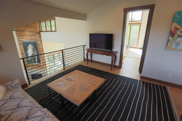 a view of a hardwood floor