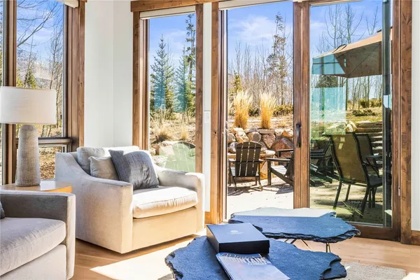 a view of a city with tall buildings