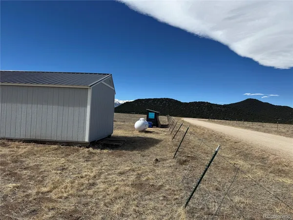a view of mountain with outdoor space