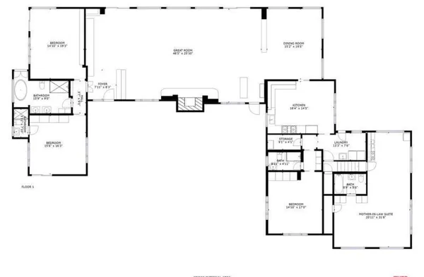 a picture of floor plan