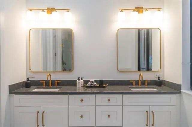 a view of a patio on the roof deck