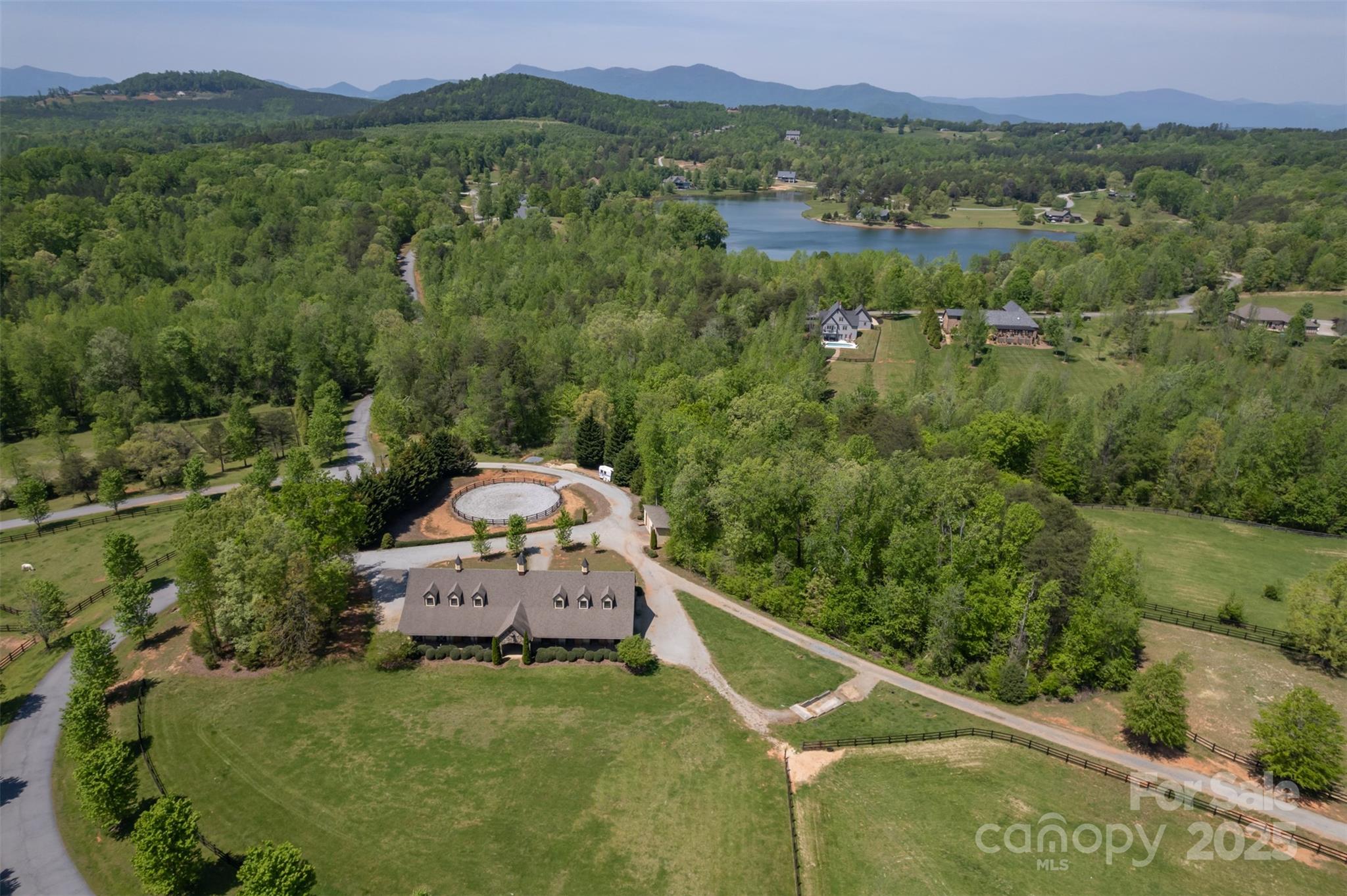 Lot 20 Mapleton Lane Tryon, NC 28782 - Photo 24 of 32 a view of a forest with a lake