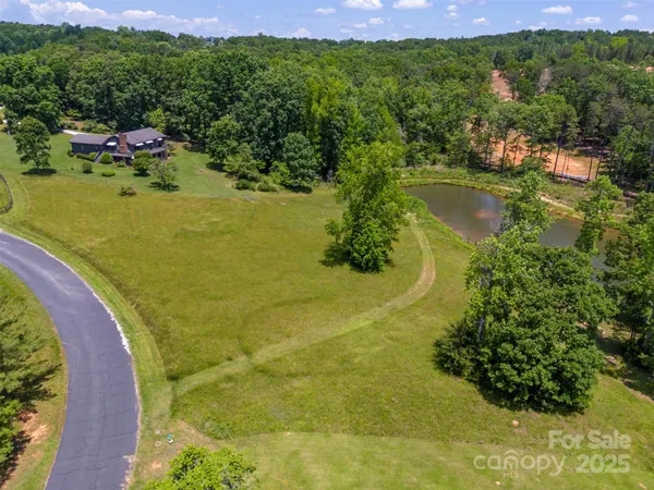 a view of a lake with outdoor space