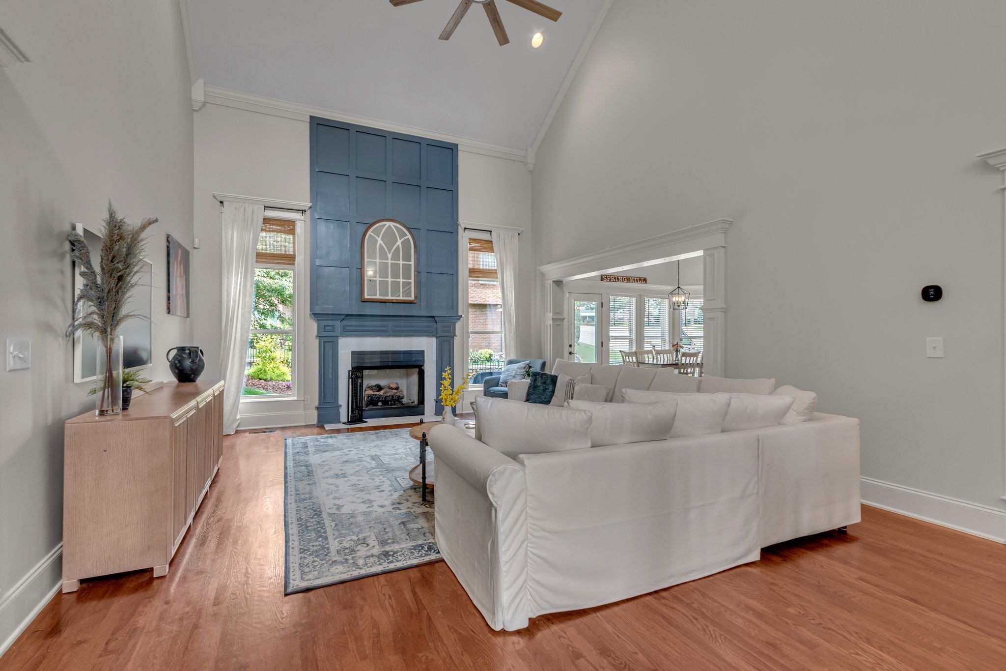 1051 Fitzroy Circle Spring Hill, TN 37174 - Photo 11 of 38 a living room with furniture and a fireplace