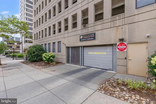 a balcony view with a glass door