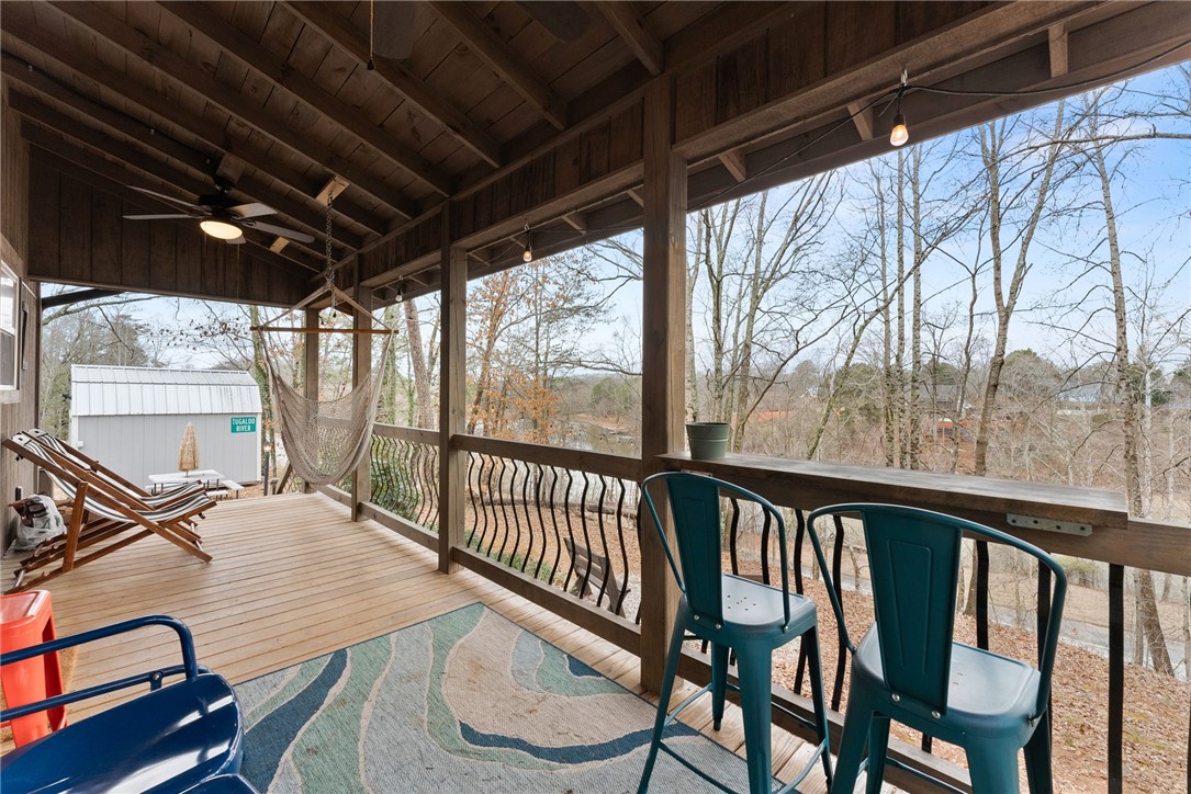 97 Cherokee Road Toccoa, GA 30577 - Photo 23 of 30 An inviting deck with serene natural views.