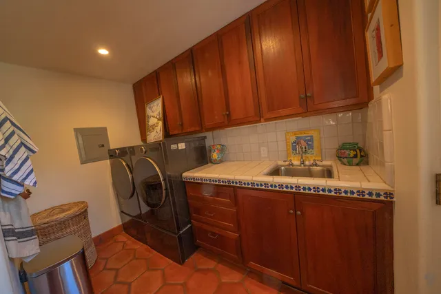 a room with storage and utility