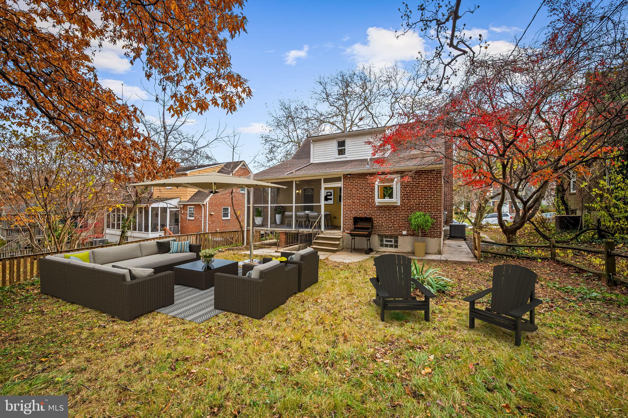 512 Holden Road Towson, MD 21286 - Photo 41 of 46 Rear yard (virtually staged)