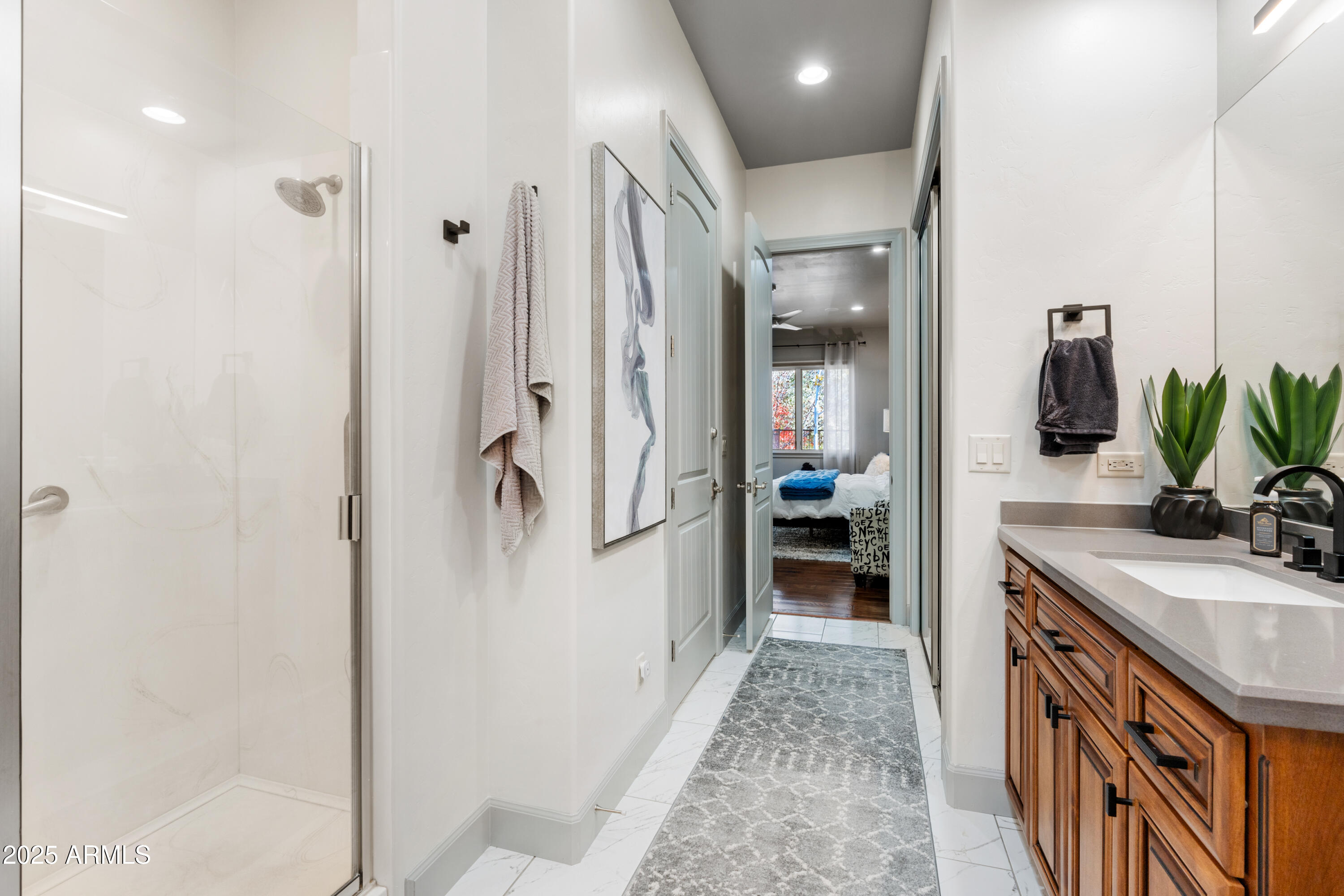 1672 Stable Rock Road Prescott, AZ 86303 - Photo 28 of 47 a bathroom with a sink and a mirror