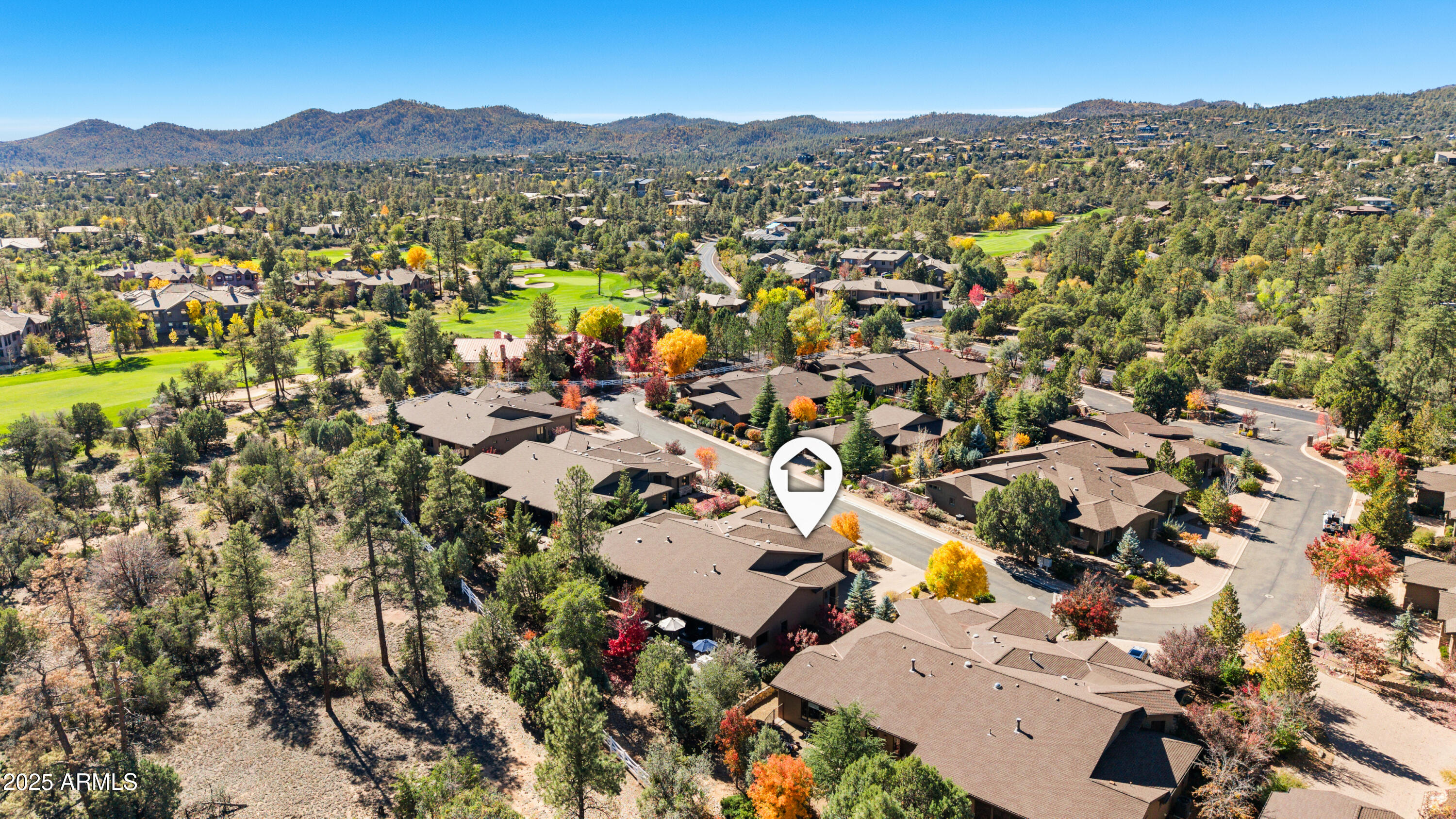 1672 Stable Rock Road Prescott, AZ 86303 - Photo 45 of 47 an aerial view of residential house with an ocean