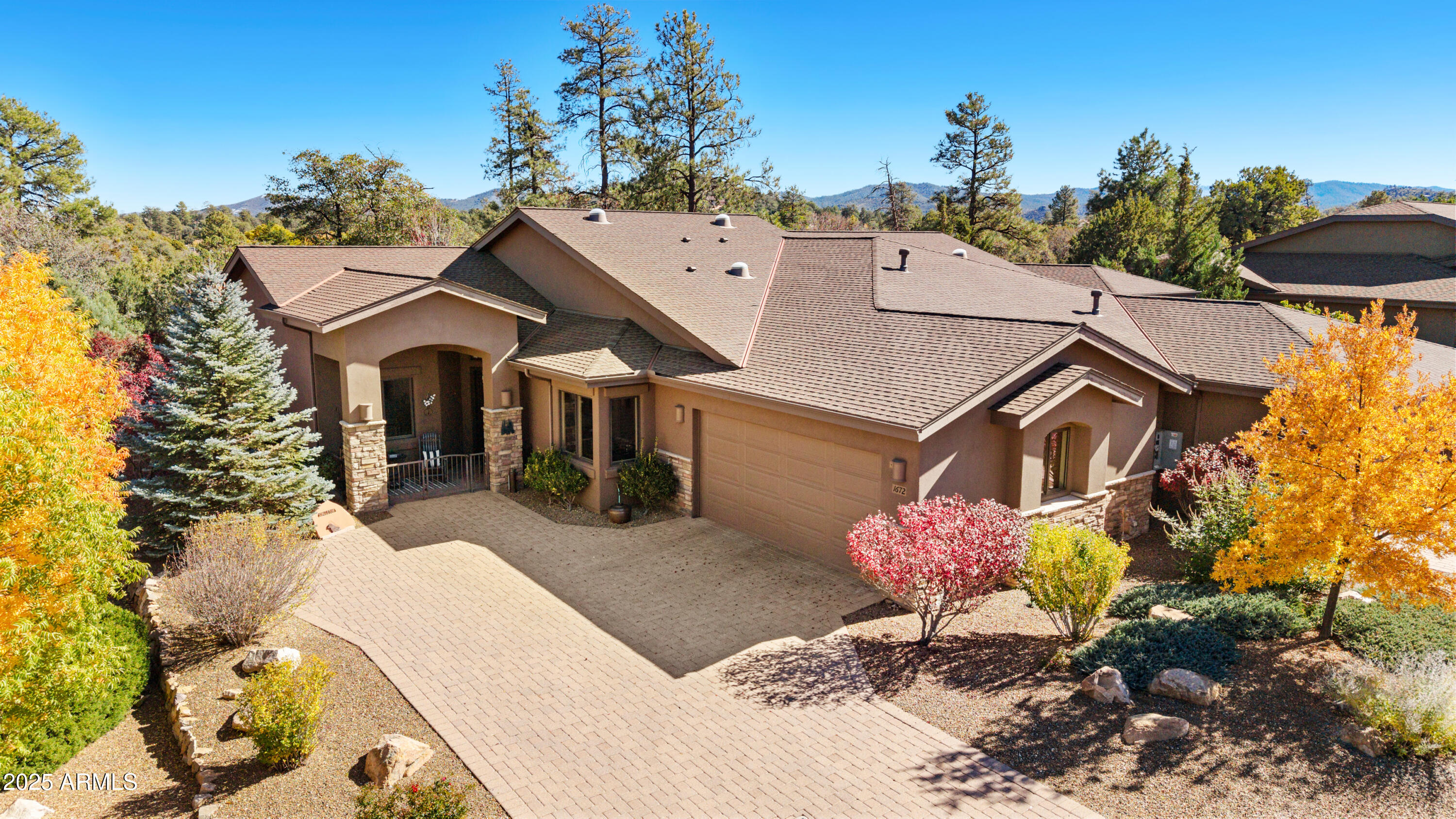 1672 Stable Rock Road Prescott, AZ 86303 - Photo 46 of 47 a front view of a house with a yard