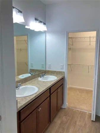 a house view with a backyard space