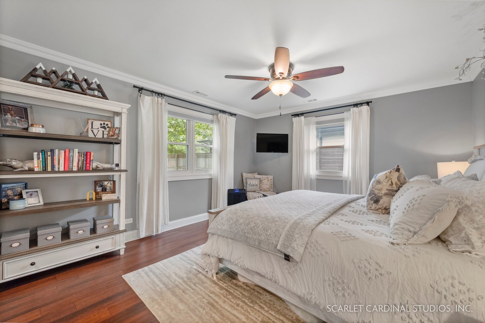 432 Countryside Drive Wheaton, IL 60187 - Photo 14 of 29 a bedroom with a bed wooden floor and window