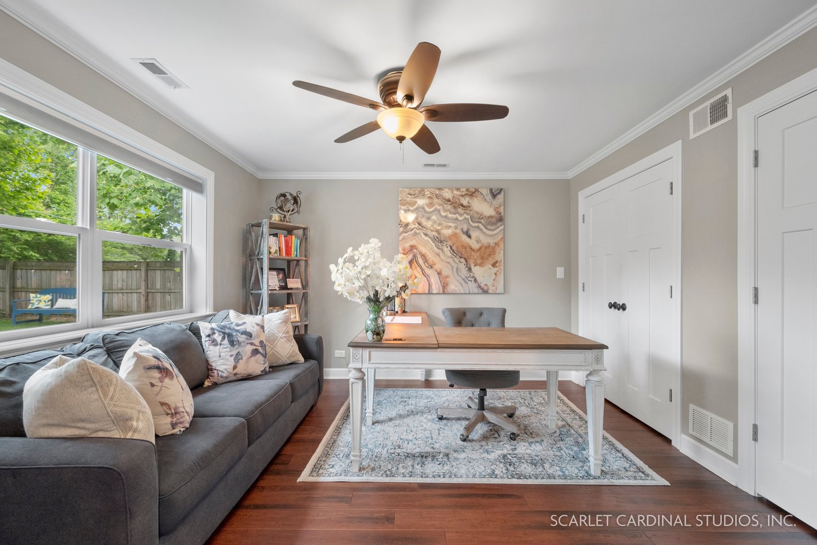 432 Countryside Drive Wheaton, IL 60187 - Photo 17 of 29 a living room with furniture and a large window