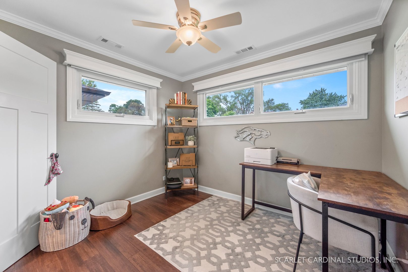 432 Countryside Drive Wheaton, IL 60187 - Photo 21 of 29 a view of a workspace with furniture and a window