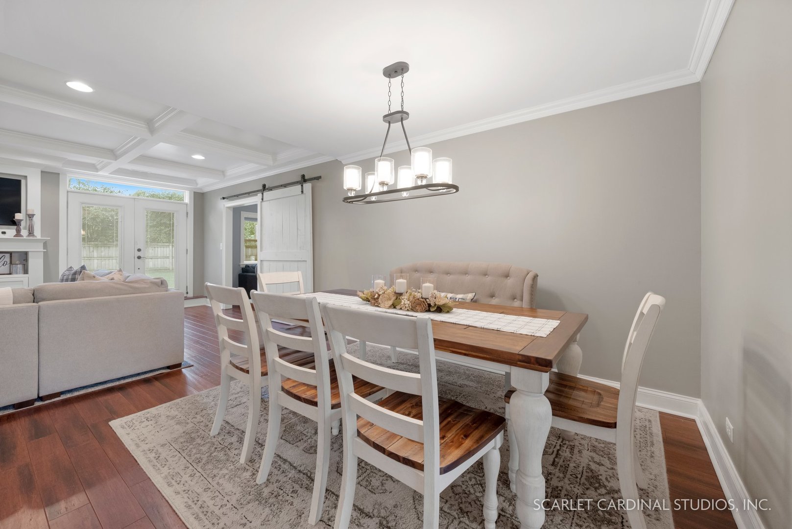 432 Countryside Drive Wheaton, IL 60187 - Photo 6 of 29 a view of a dining room with furniture and wooden floor