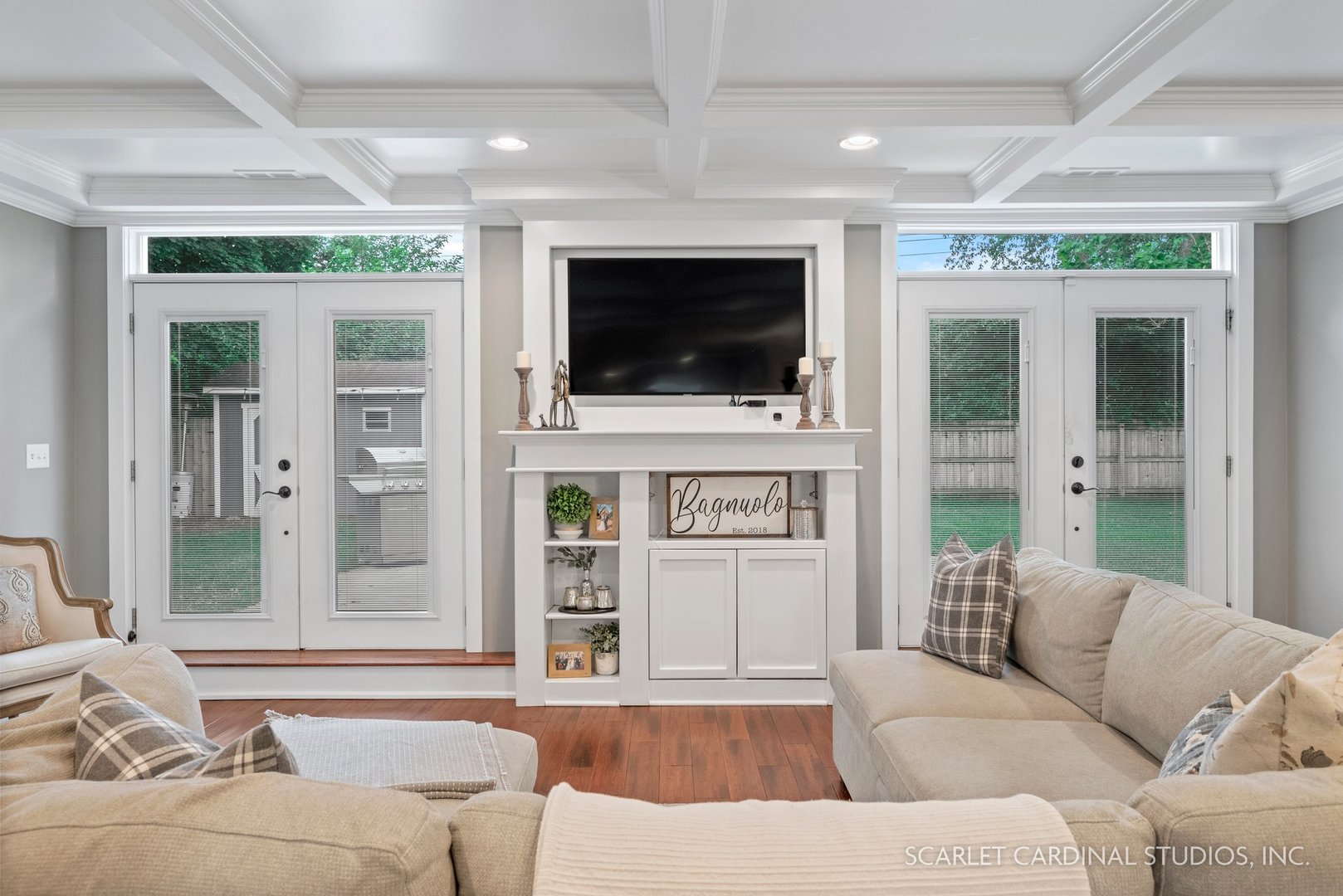432 Countryside Drive Wheaton, IL 60187 - Photo 9 of 29 a living room with furniture and a flat screen tv