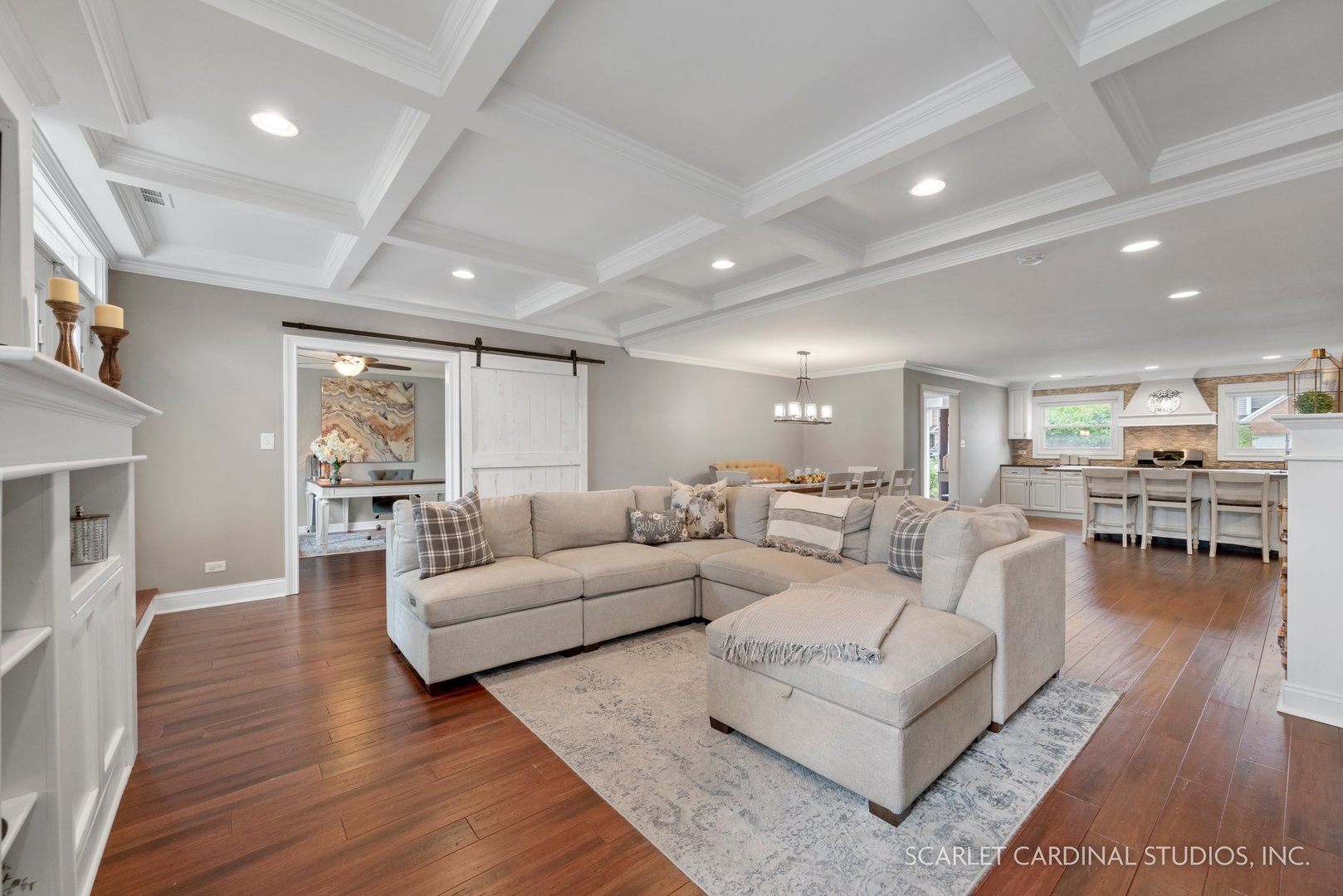 432 Countryside Drive Wheaton, IL 60187 - Photo 10 of 29 a living room with furniture and a wooden floor