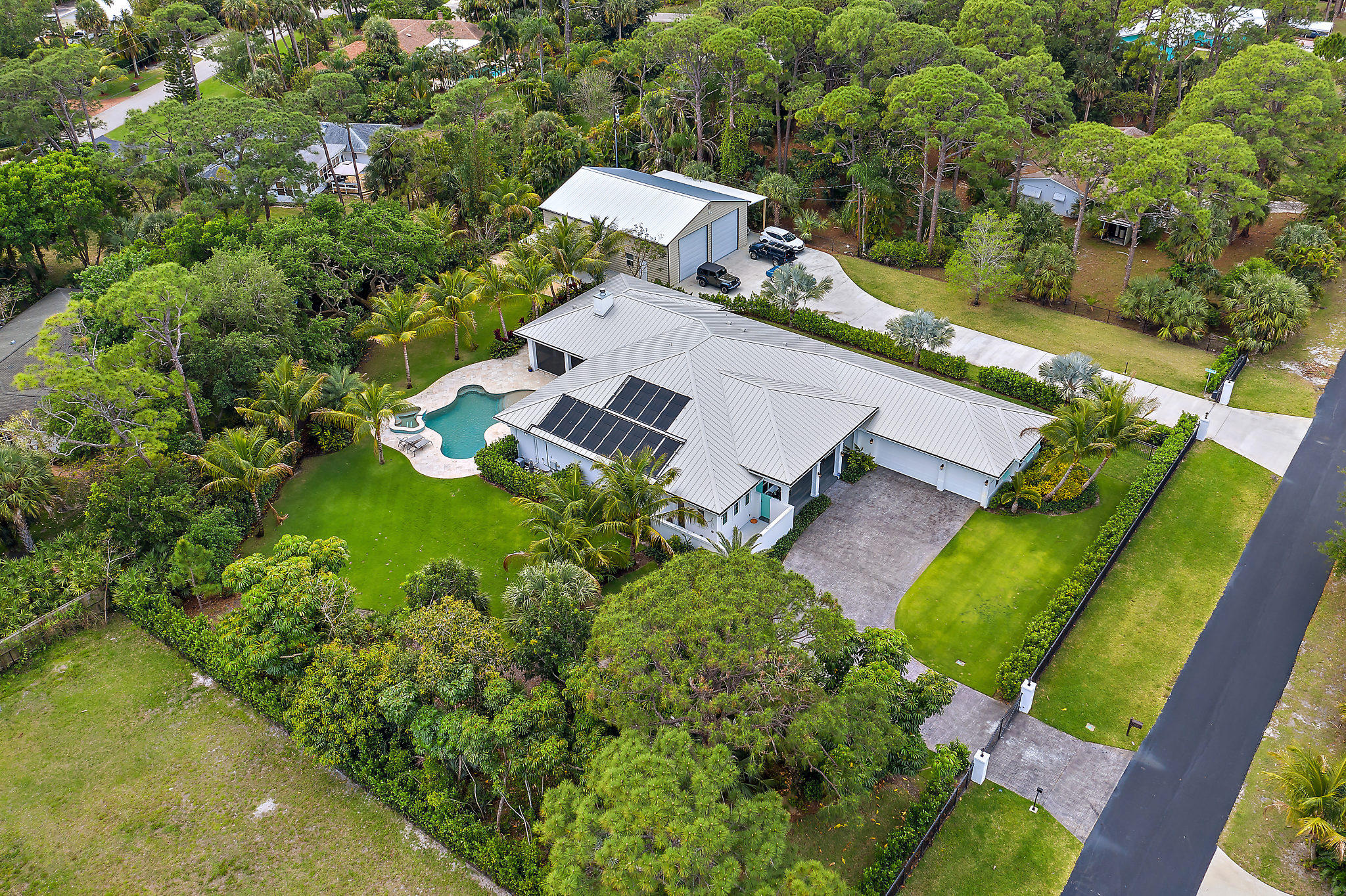 5342 Old Fort Jupiter Road Jupiter, FL 33458 - Photo 54 of 71 Aerial View of the home