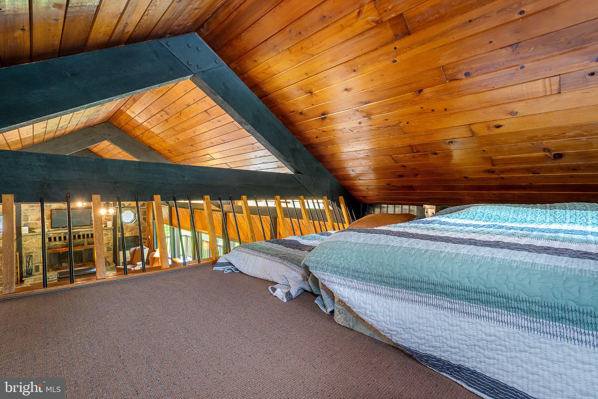 750 Lake Side Road Addison, PA 15411 - Photo 24 of 51 Cozy loft with rustic charm.