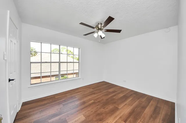 a view of small space with racks on the wall