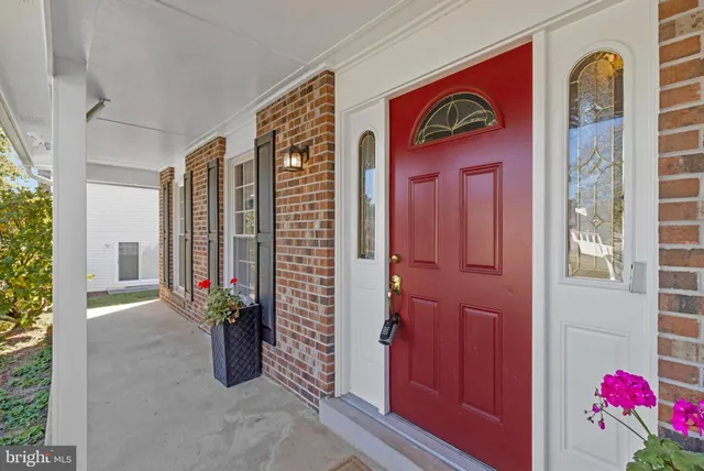 view of an entryway with wooden floor