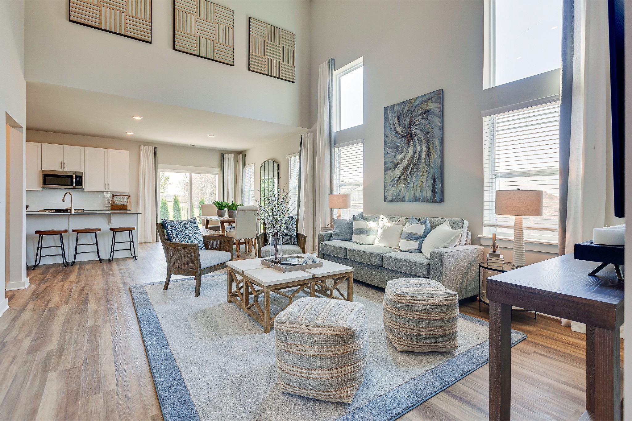 208 Goldfinch Road Mount Juliet, TN 37122 - Photo 3 of 24 a living room with furniture and a large window