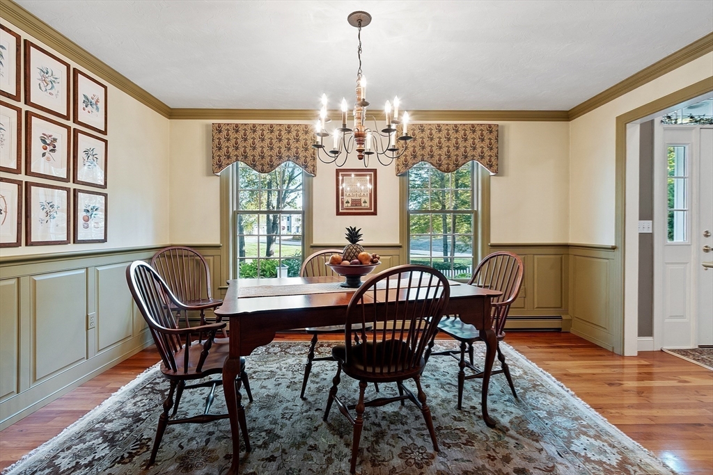 2 Taymax Road Westminster, MA 01473 - Photo 15 of 41 a dining room with furniture a chandelier and wooden floor