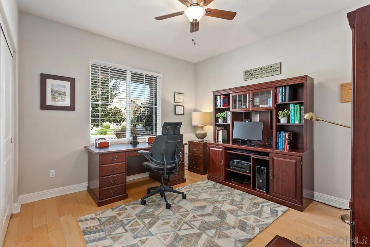 1014 Bellingham Drive Oceanside, CA 92057 - Photo 15 of 33 a view of a workspace with furniture
