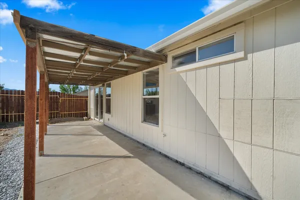 a view of a porch