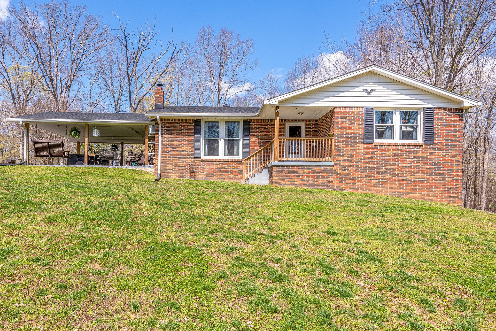 1065 Oak Grove Road Dickson, TN 37055 - Photo 28 of 30 a front view of a house with a yard