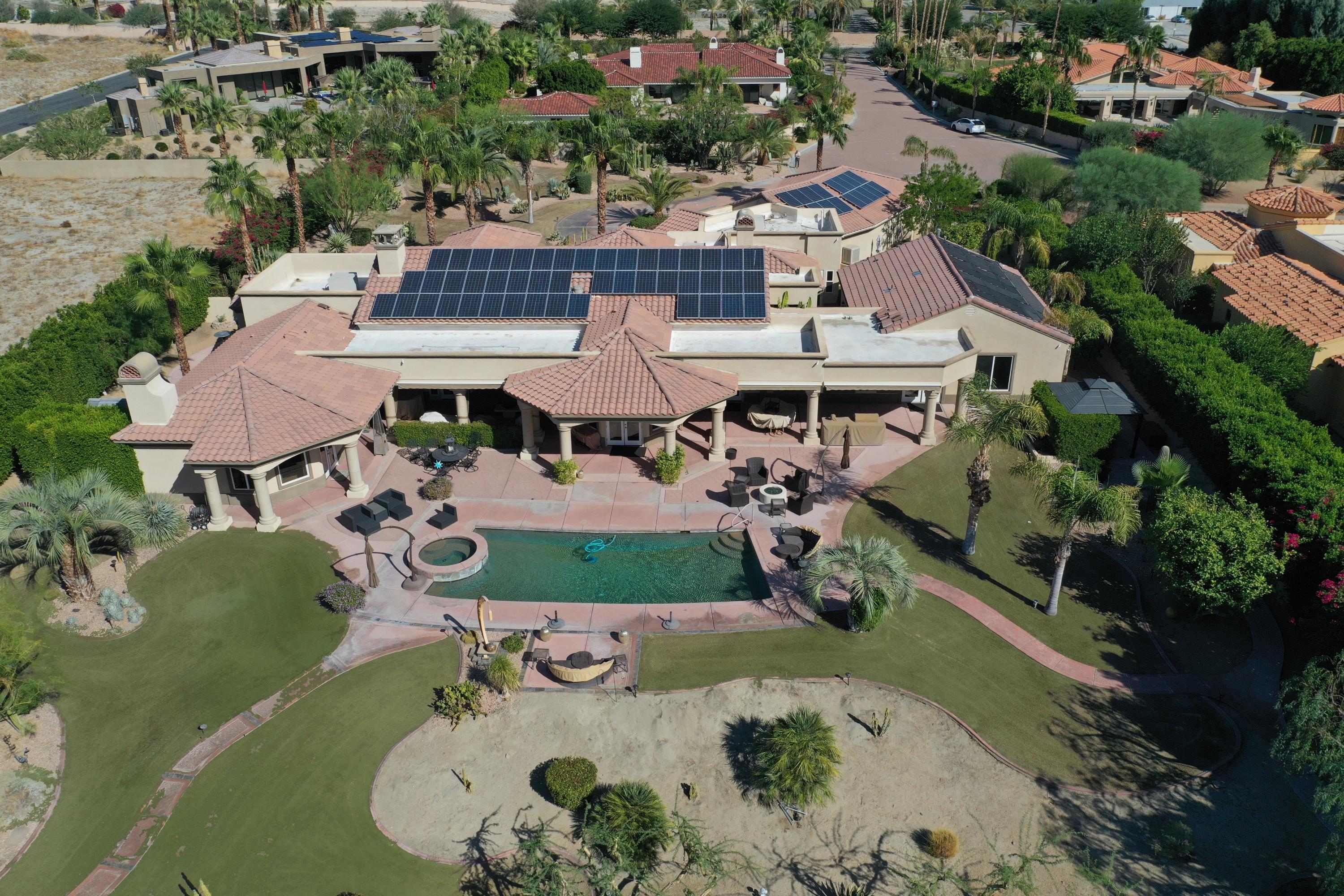 2 Ascona Terrace Rancho Mirage, CA 92270 - Photo 6 of 81 006_Back of House Aerial