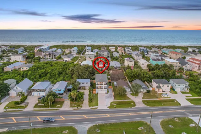 a view of swimming pool from a balcony