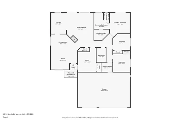 $550,000 | 15705 Navaja Circle, Moreno Valley, CA 92551