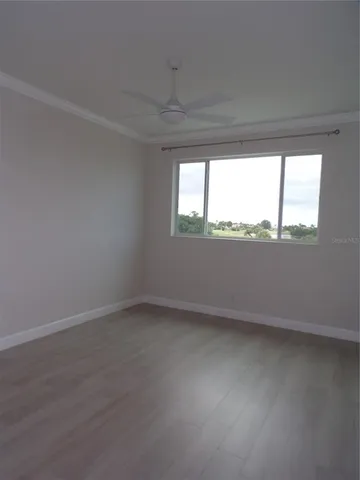 a view of small space with racks on the wall